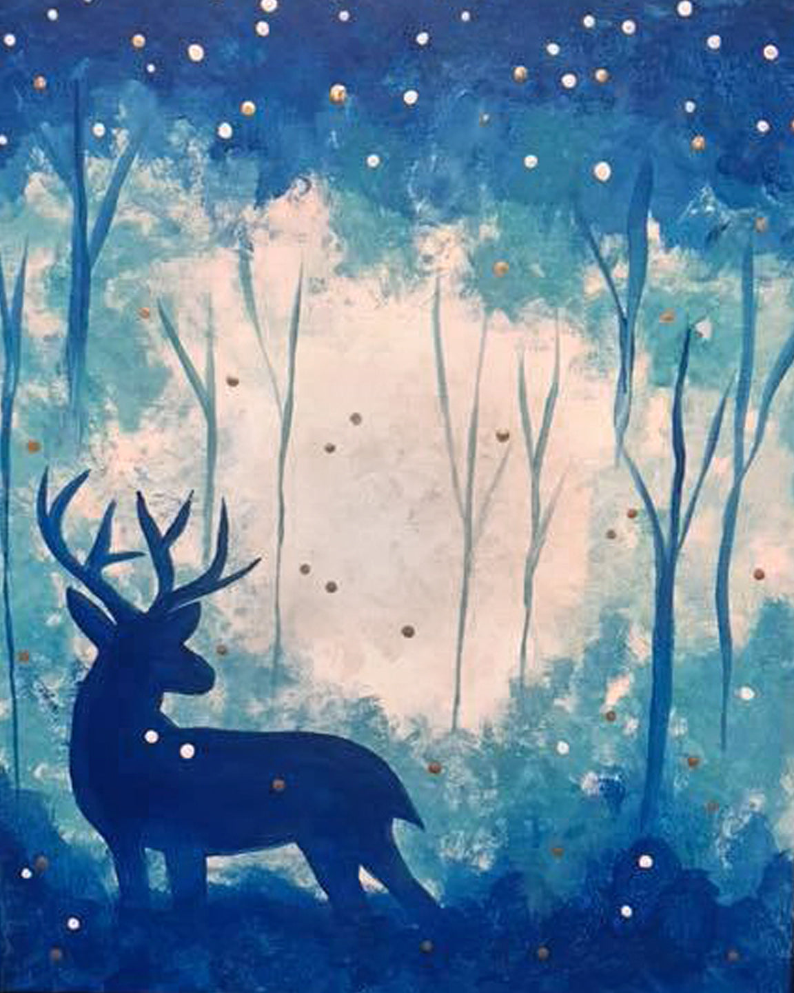 Winter Deer