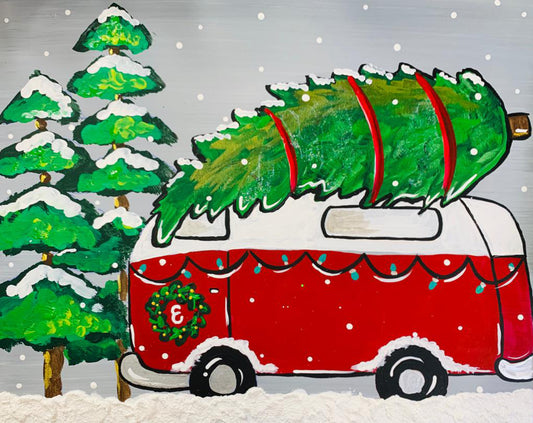 Christmas VW Van